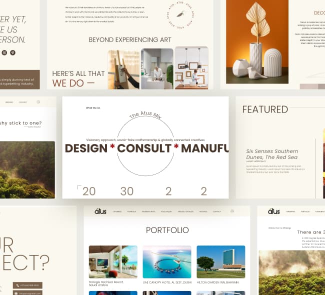 Atus Global project screenshot